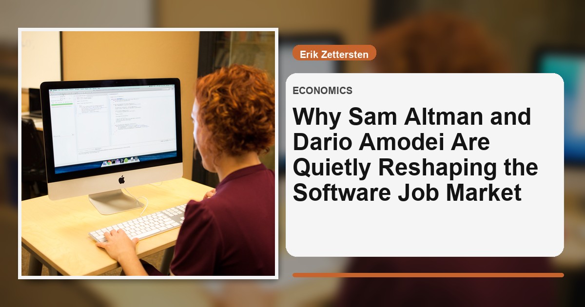 Why Sam Altman and Dario Amodei Are Quietly Reshaping the Software Job Market